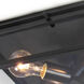 Sydney 4 Light 14.5 inch Black Outdoor Flush Mount