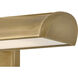 Alston 10.5 inch 24 watt Heritage Brass Adjustable Accent Light Wall Light