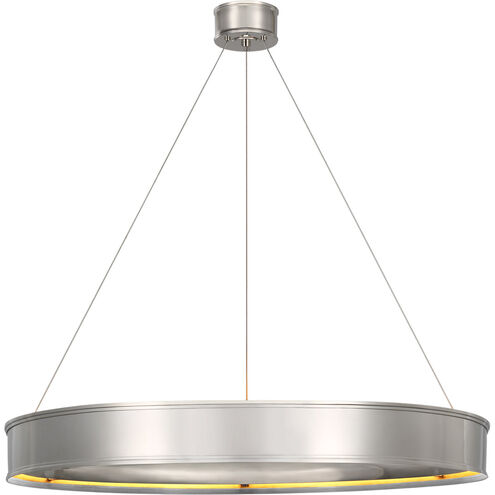 Chapman & Myers Connery LED 40 inch Polished Nickel Ring Chandelier Ceiling Light