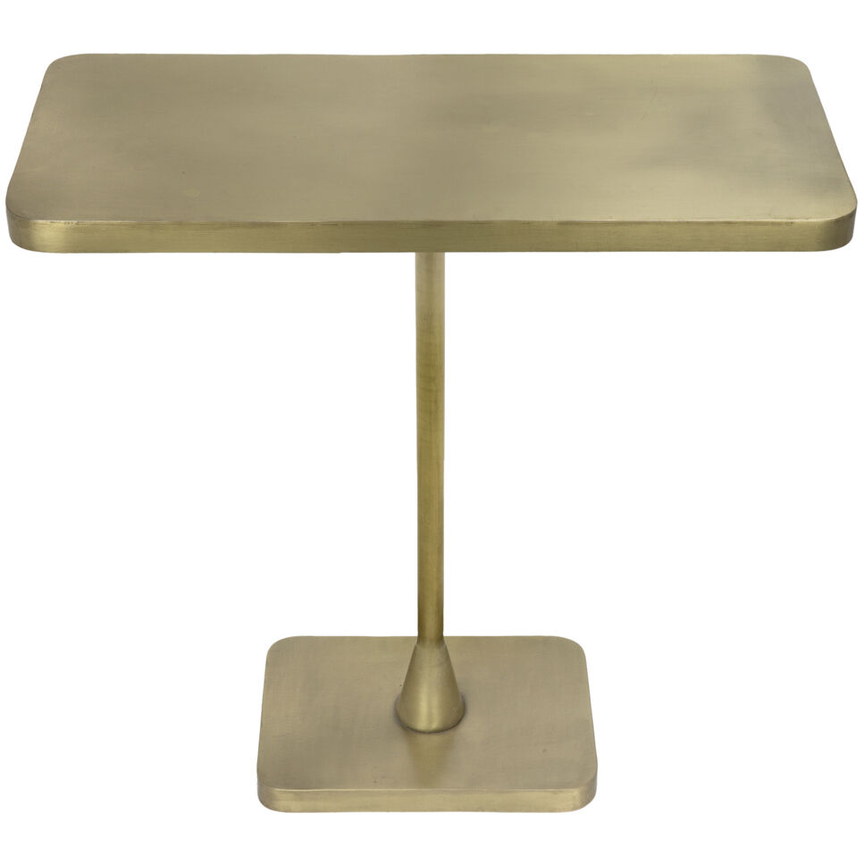 Hild 25 X 24.5 inch Antique Brass Side Table