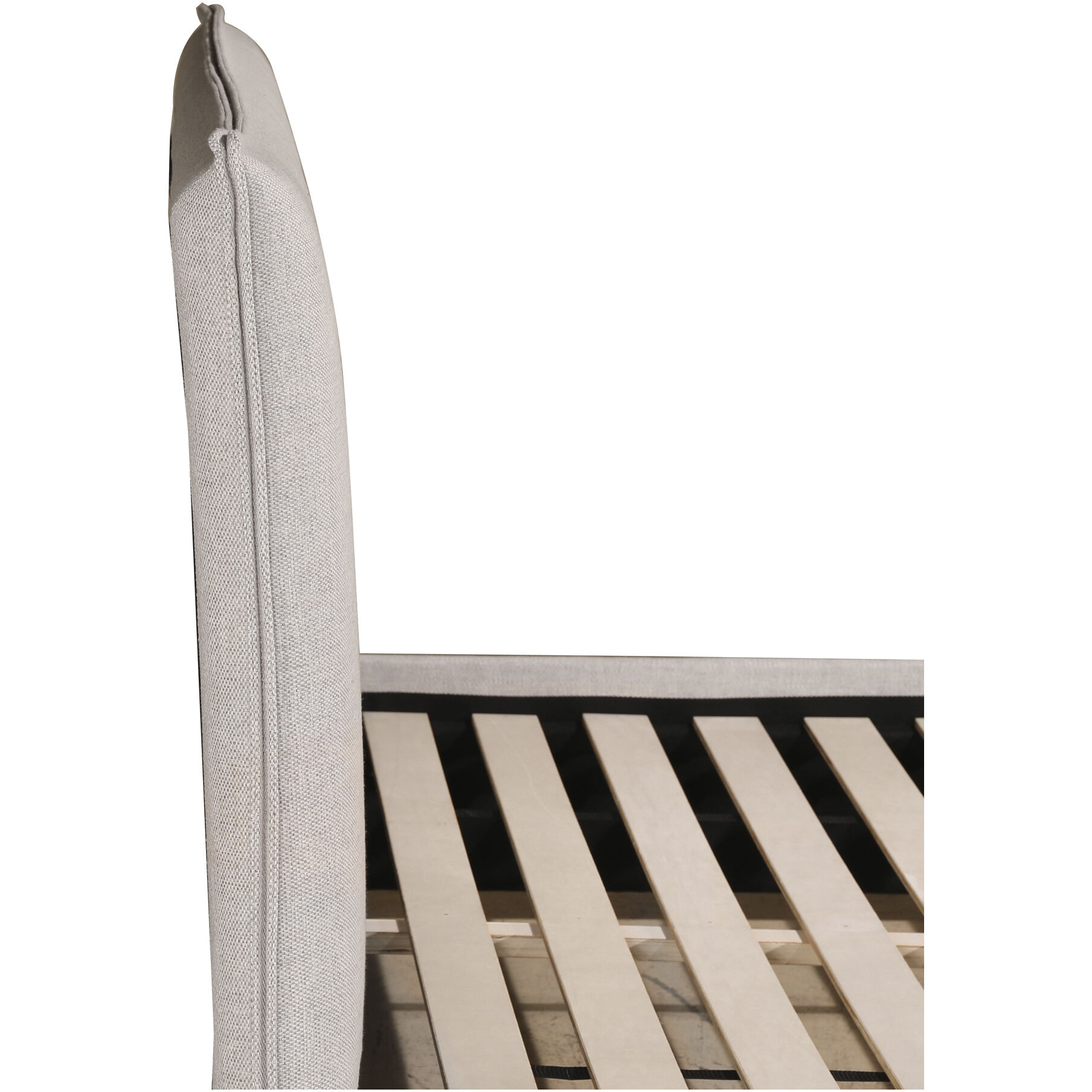 Luzon Grey Bed in Light Grey, Queen