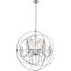 Cordelia 12 Light 44 inch Chrome Pendant Ceiling Light
