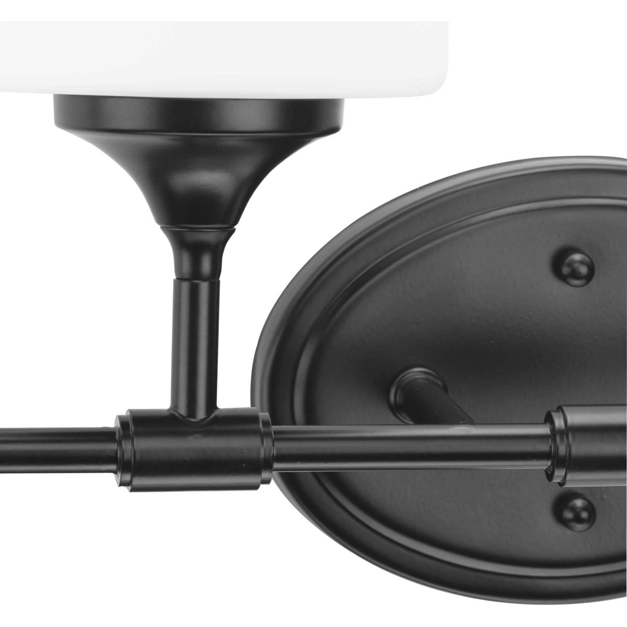 Lynzie 4 Light 33.25 inch Matte Black Bath Vanity Light Wall Light