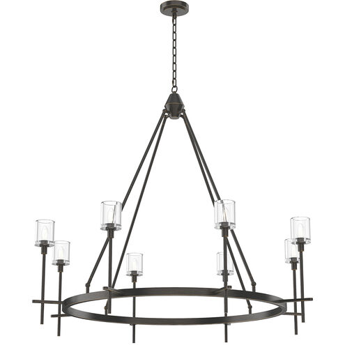 Salita 8 Light 46 inch Urban Bronze Chandelier Ceiling Light in Clear Crystal