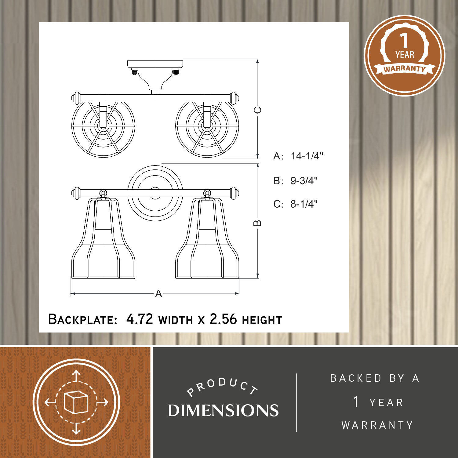 Clybourn LED 14.25 inch Oil Rubbed Bronze Bathroom Light Wall Light