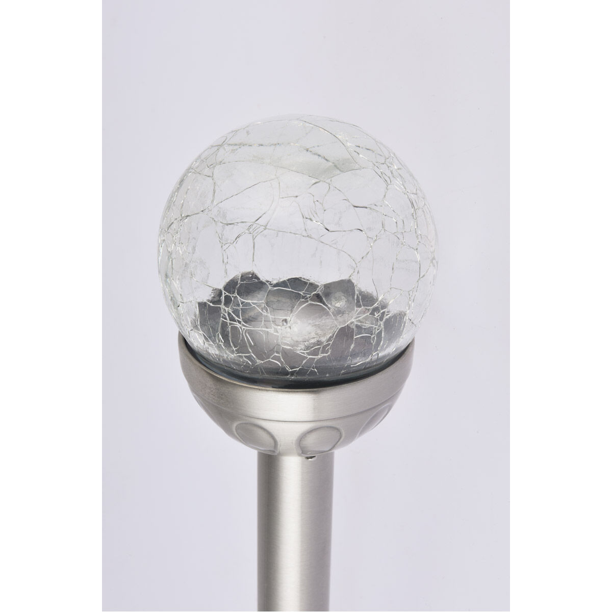 Allium 0.07 watt Silver Outdoor Path Light, Pack of 4