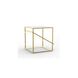 Canada 21 X 20 inch Gold LED Side Table