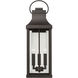 Bradford 3 Light 24 inch Oiled Bronze Outdoor Wall Lantern