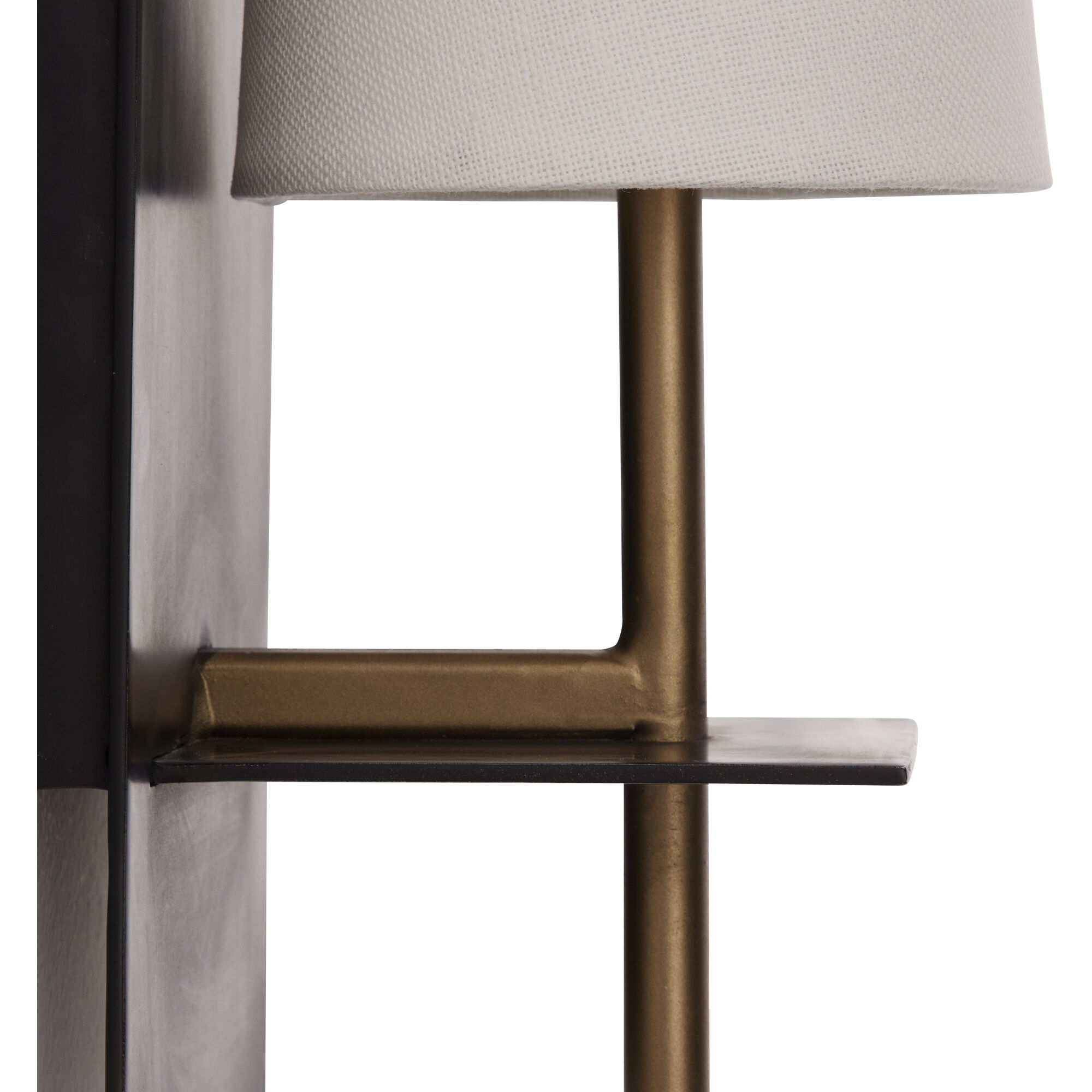 Neo 1 Light 8 inch Blackened Iron Sconce Wall Light