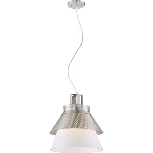 Kyto LED 13.25 inch Brushed Nickel Pendant Ceiling Light
