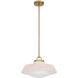 Xander 1 Light 16 inch Vibrant Gold Pendant Ceiling Light