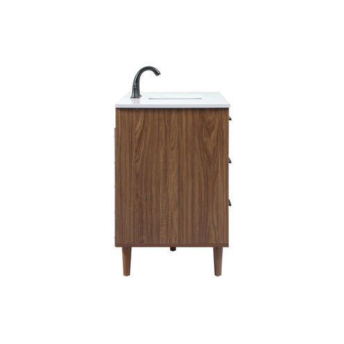 Baldwin 48 X 22 X 34 inch Walnut Brown Vanity Sink Set