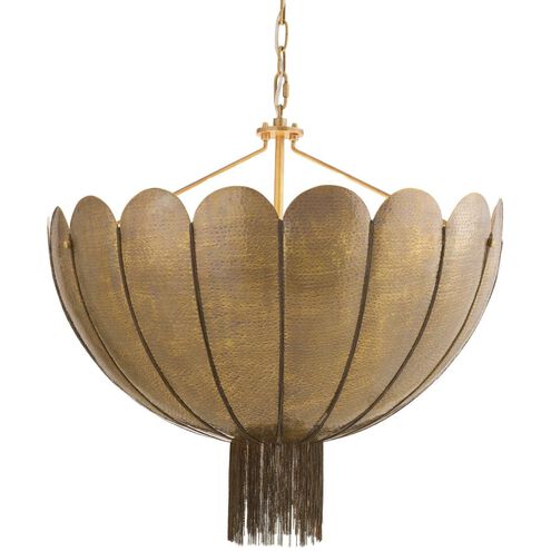 Inaya 3 Light 30 inch Antique Brass Chandelier Ceiling Light