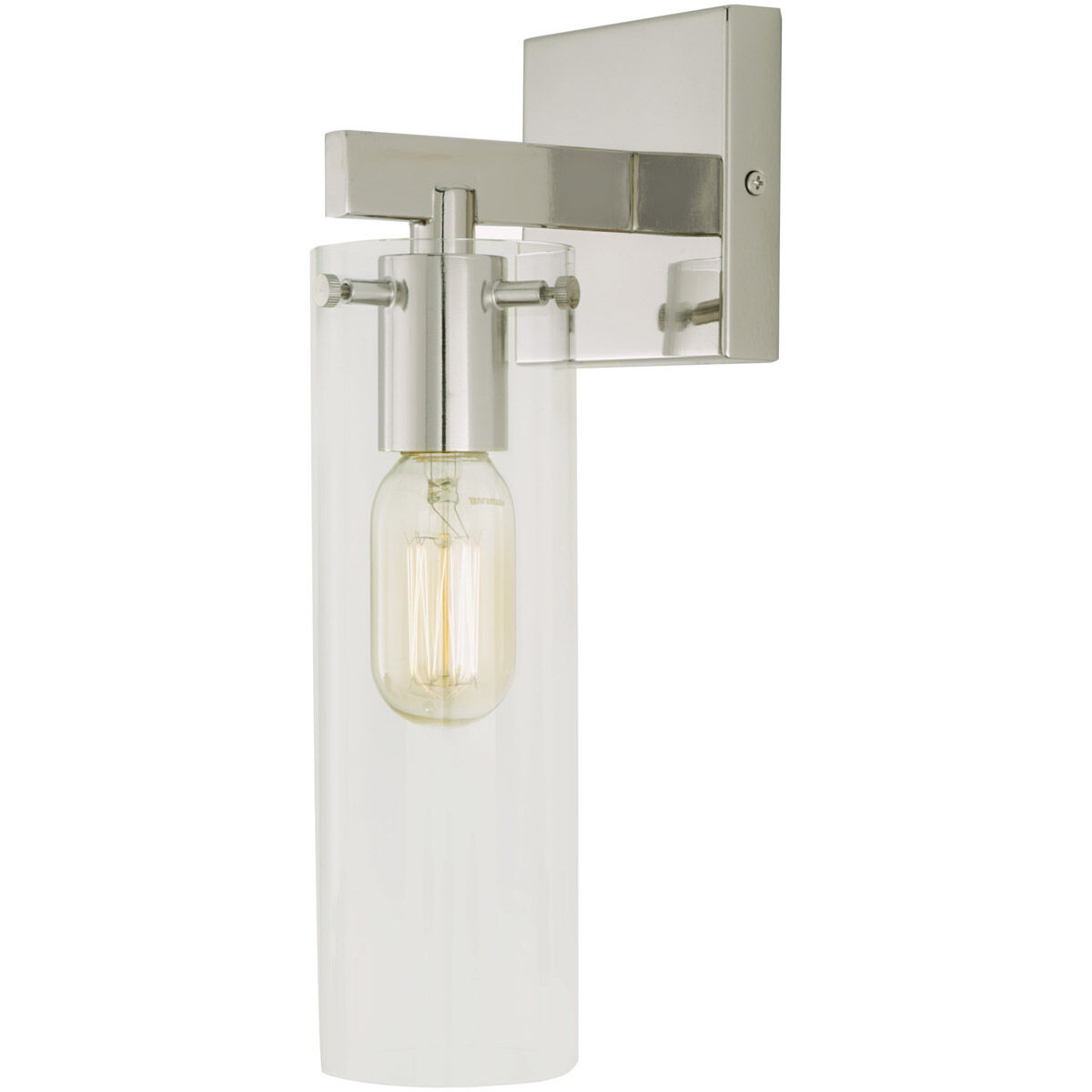 Warick 1 Light 5 inch Polished Nickel Bathroom Wall Sconce Wall Light