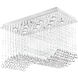 Twinkle 11 Light 20 inch Chrome Flush Mount Ceiling Light