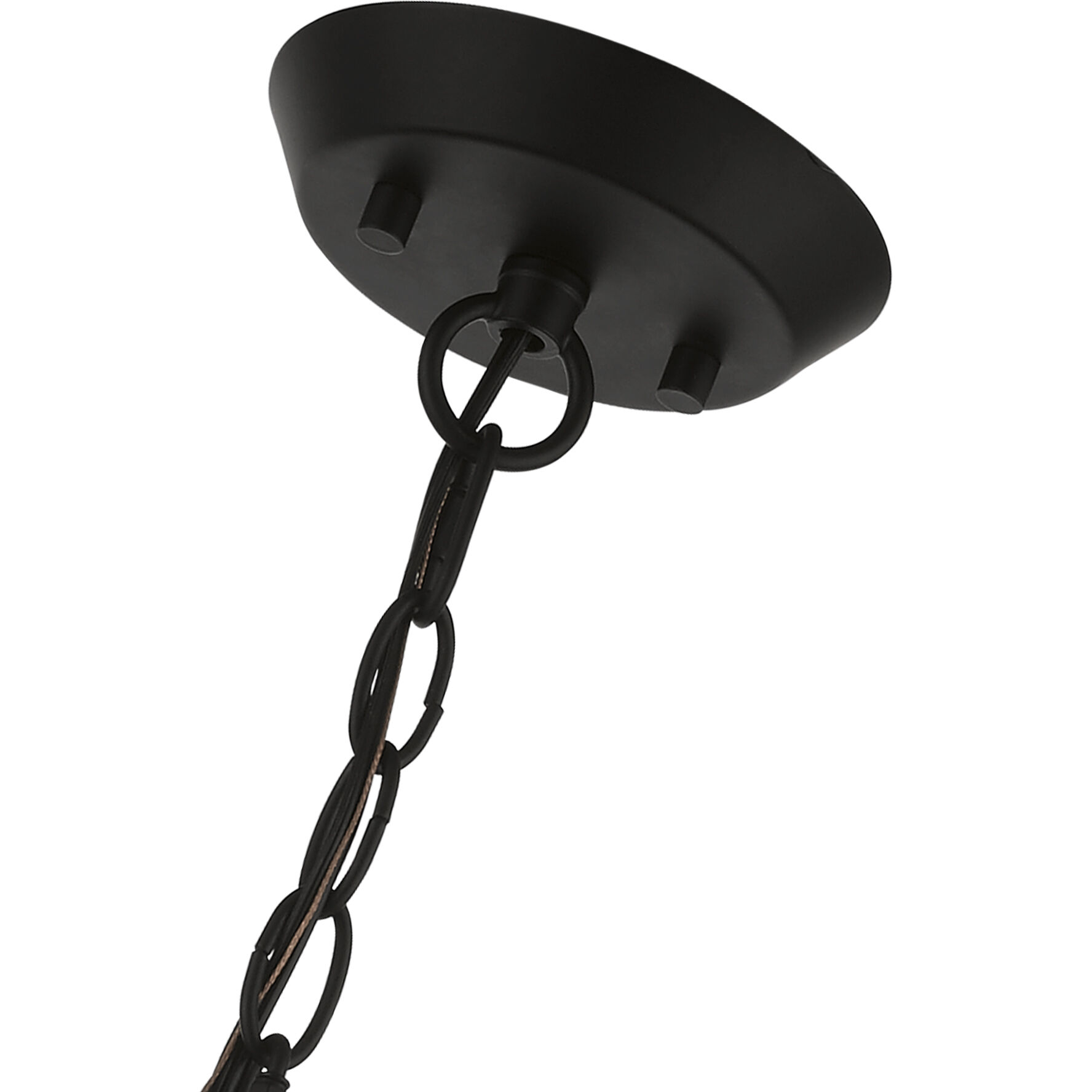 Devone 4 Light 15 inch Black with Brushed Nickel Accents Chandelier Ceiling Light