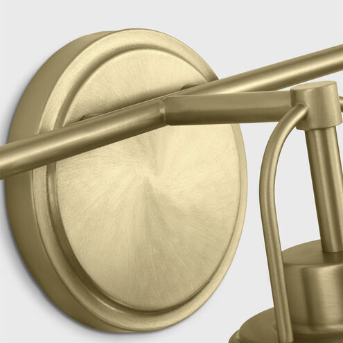 Anders 3 Light 22 inch Satin Brass Bath Vanity Wall Light