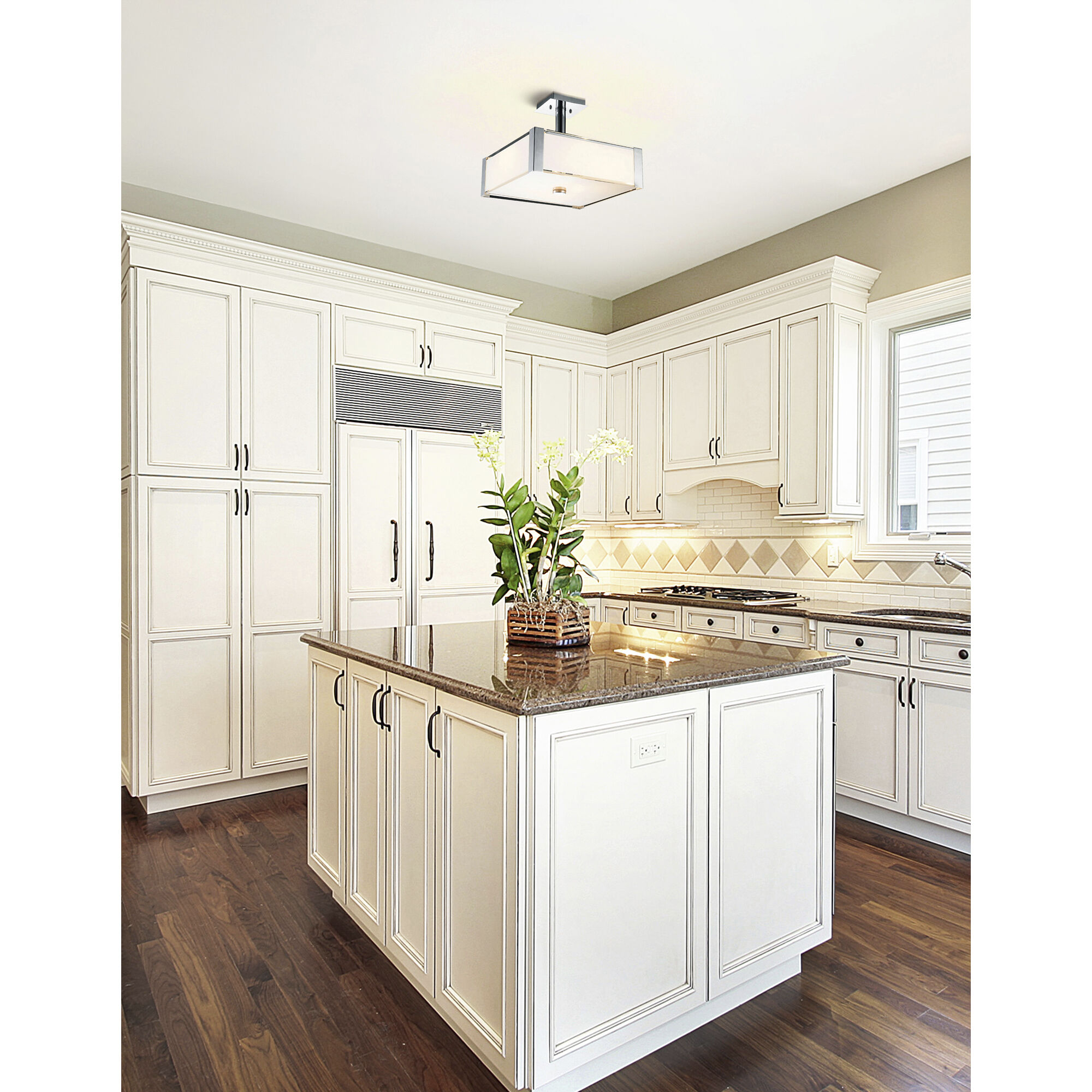 Lucie 5 Light 21 inch Chrome Down Chandelier Ceiling Light