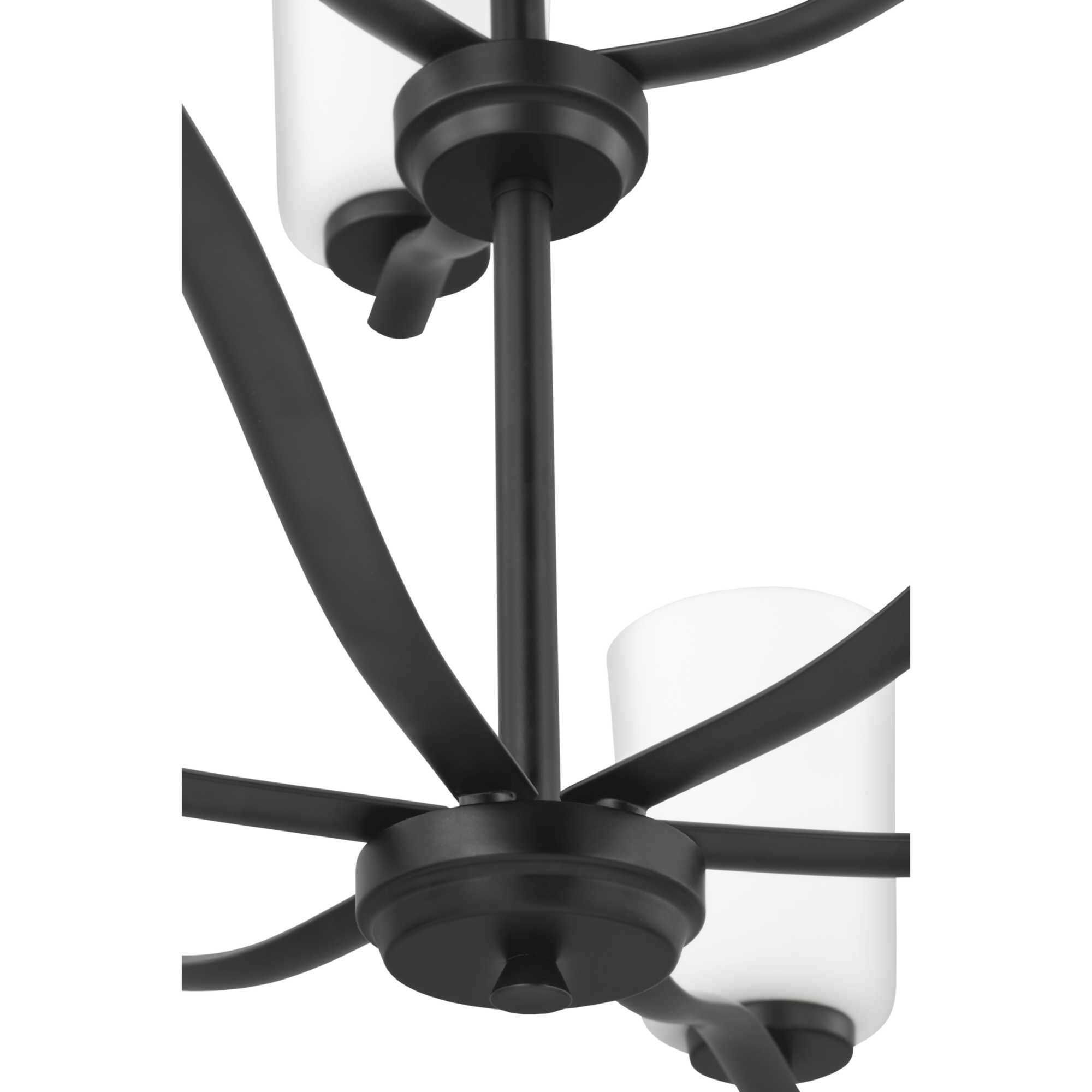 Adley 9 Light 28 inch Matte Black Chandelier Ceiling Light