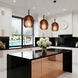 Dusk 1 Light 9.84 inch Black Pendant Ceiling Light in Espresso Copper