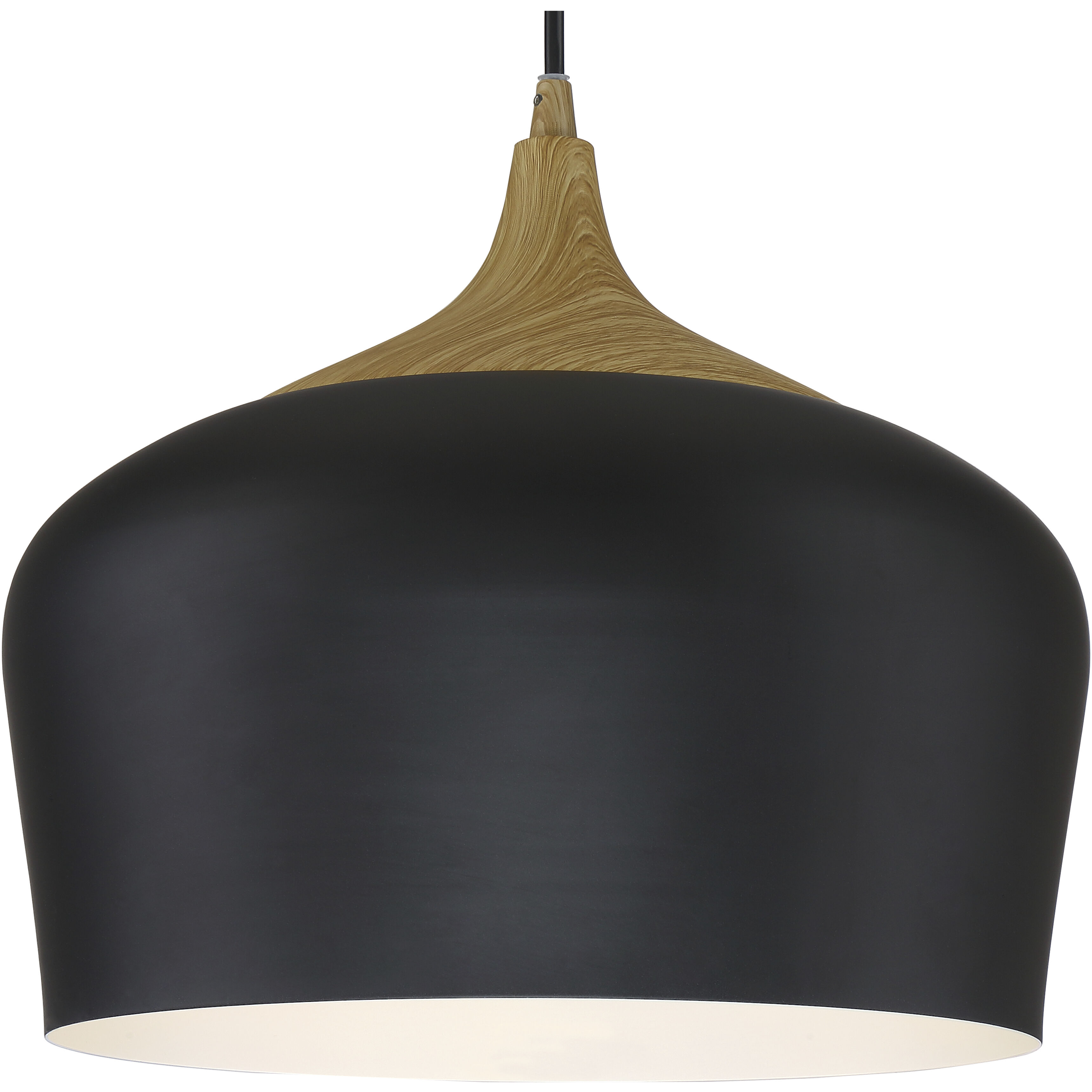 Blend 1 Light 12 inch Black Pendant Ceiling Light