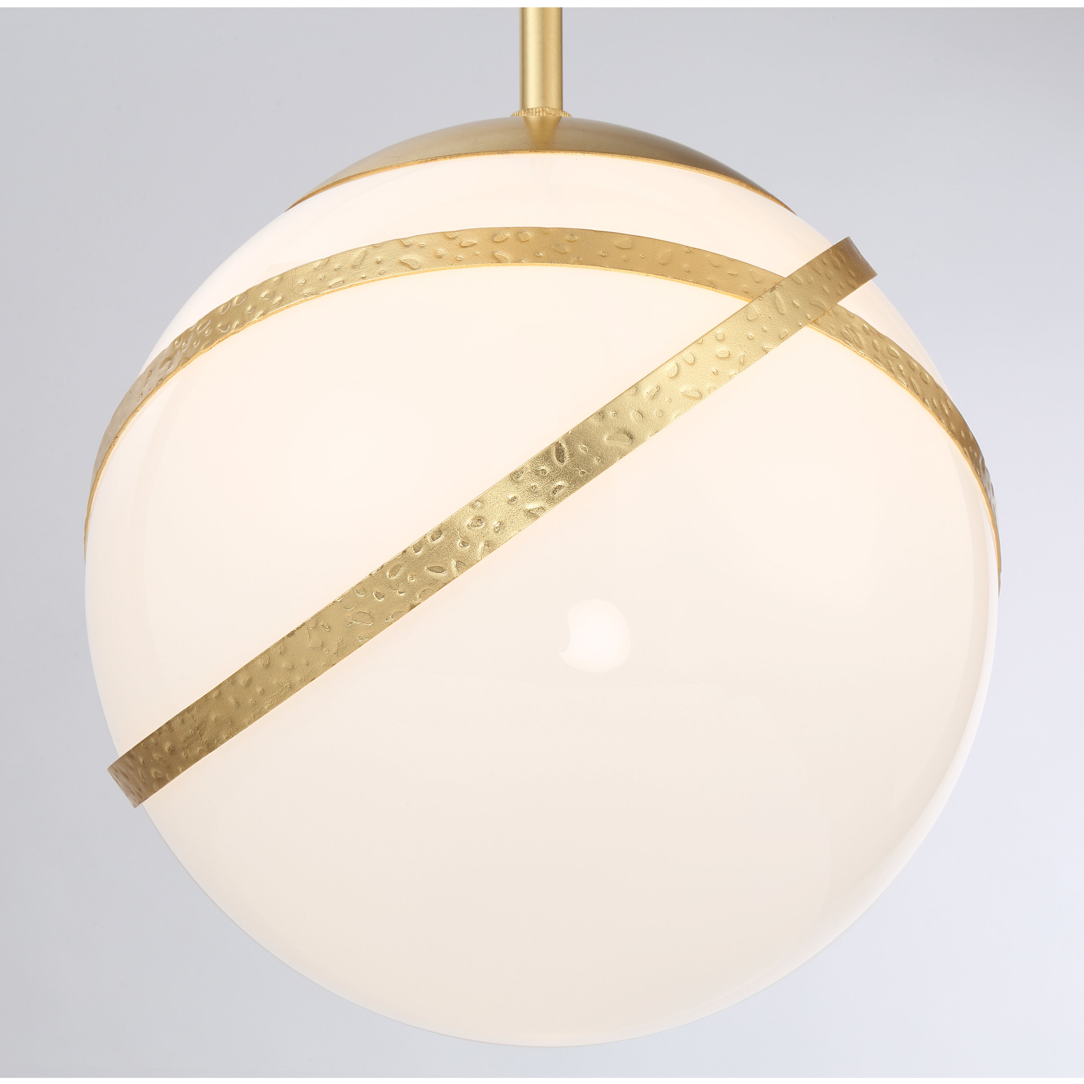 Batignolles 3 Light 24.75 inch Spring Gold Leaf Pan Pendant Ceiling Light