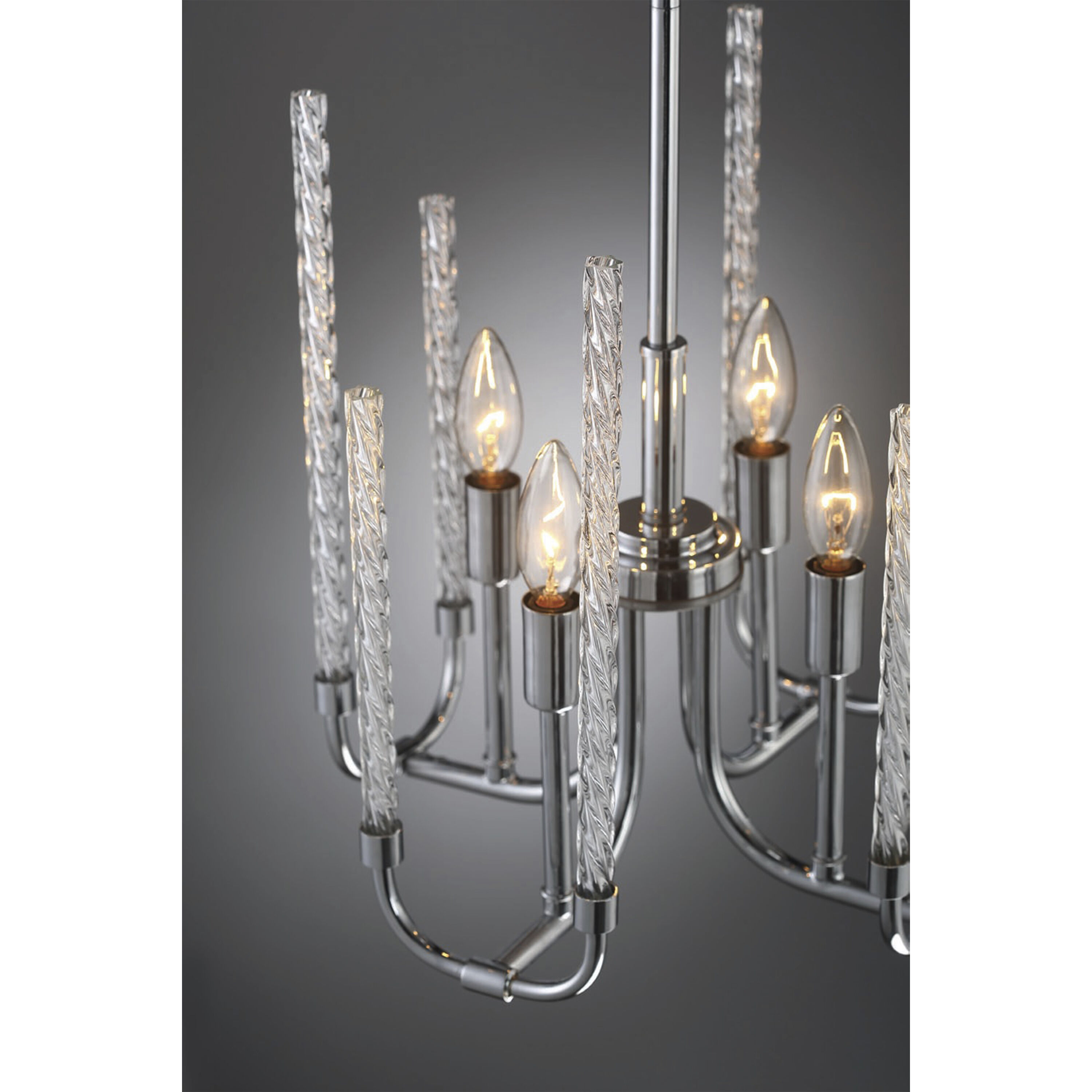Laretto 12 Light 31 inch Chrome Chandelier Ceiling Light