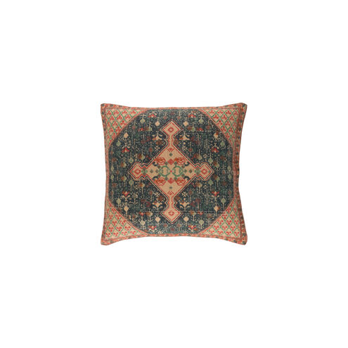 Shadi 20 X 20 inch Khaki and Dark Blue Throw Pillow