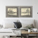 Graphite Plein Air Black and Beige and Neutral Framed Art