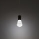 Plum LED 15 inch Black Mini Pendant Ceiling Light