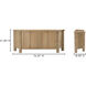 Treccia 76.25 X 18 inch Natural Sideboard