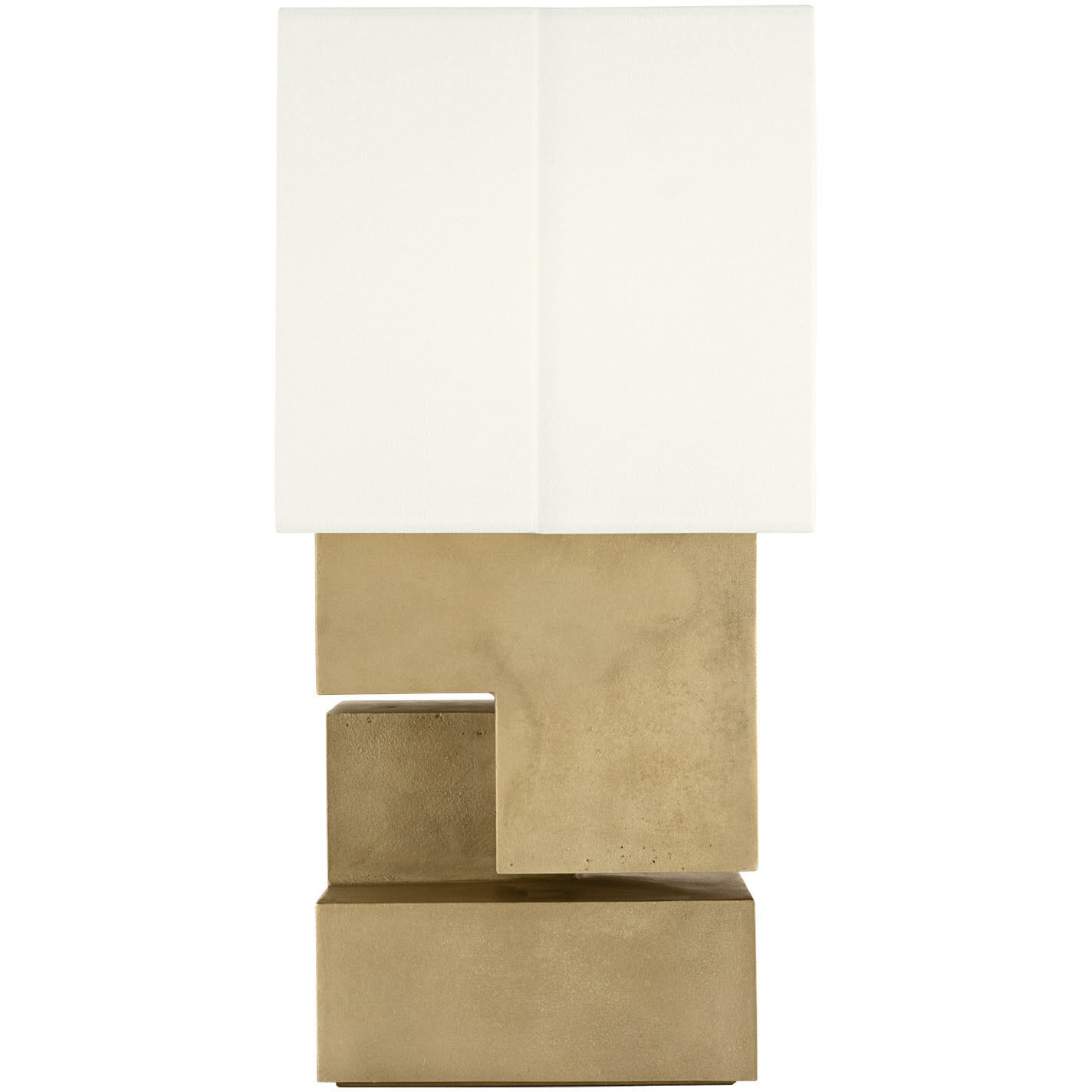 Kelly Wearstler Nucleo 17.75 inch 15.00 watt Museum Brass Table Lamp Portable Light