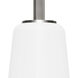 Nolita 1 Light 9.25 inch Brushed Nickel Pendant Ceiling Light, Medium