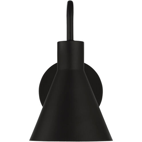 Solano LED 12 inch Black Outdoor Wall Sconce