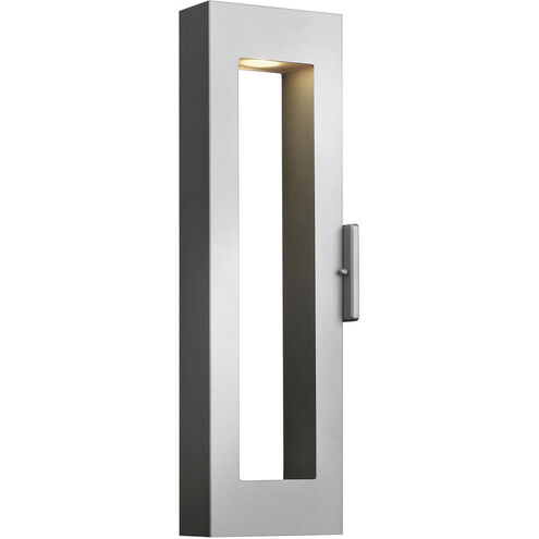 Atlantis LED 24 inch Titanium Outdoor Wall Mount Lantern, Large