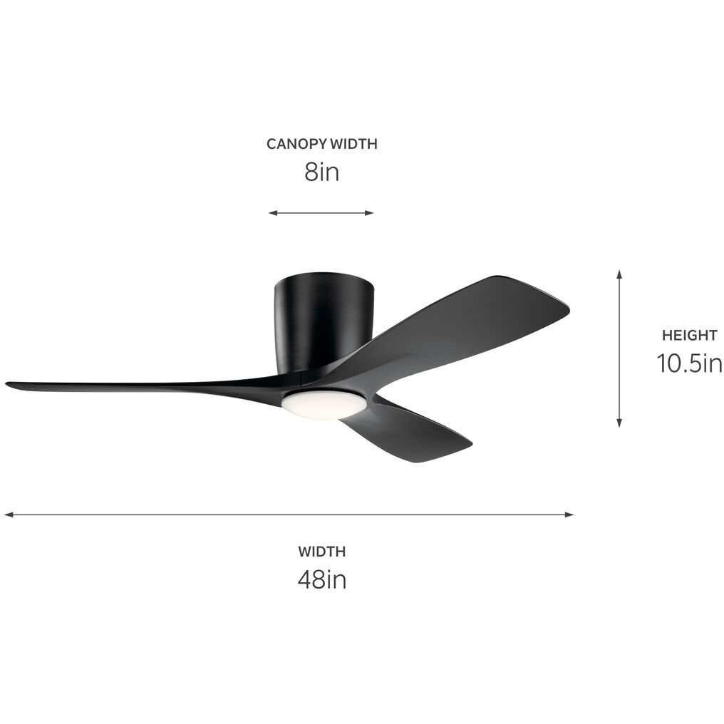 Kichler flush mount ceiling fan deals
