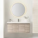 Cadre 30 X 30 inch Brushed Nickel Backlit Wall Mirror