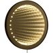 Carnival 36 X 36 inch Brushed Brass LED Infinity Mirror