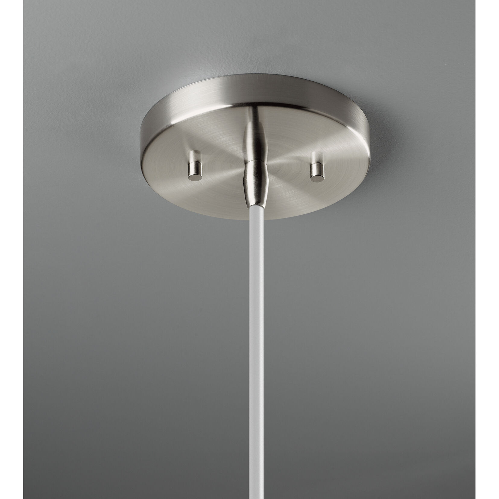 Radiance Collection 1 Light 11.75 inch Matte White with Polished Chrome Pendant Ceiling Light
