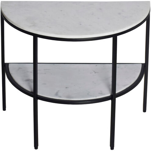 Lazlo 23.5 X 22 inch White Accent Table