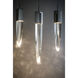 Quartz LED 20 inch Polished Chrome Multi-Light Pendant Ceiling Light