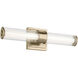 Laurene LED 18.5 inch Champagne Bronze Linear Bath Bar Wall Light, Small
