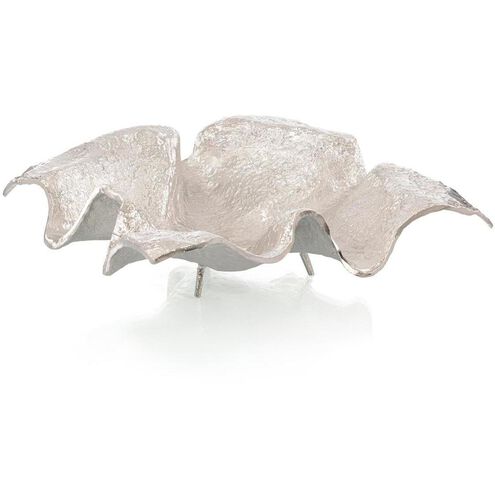 Draped Fabric 27.5 X 9.5 inch Bowl, Square