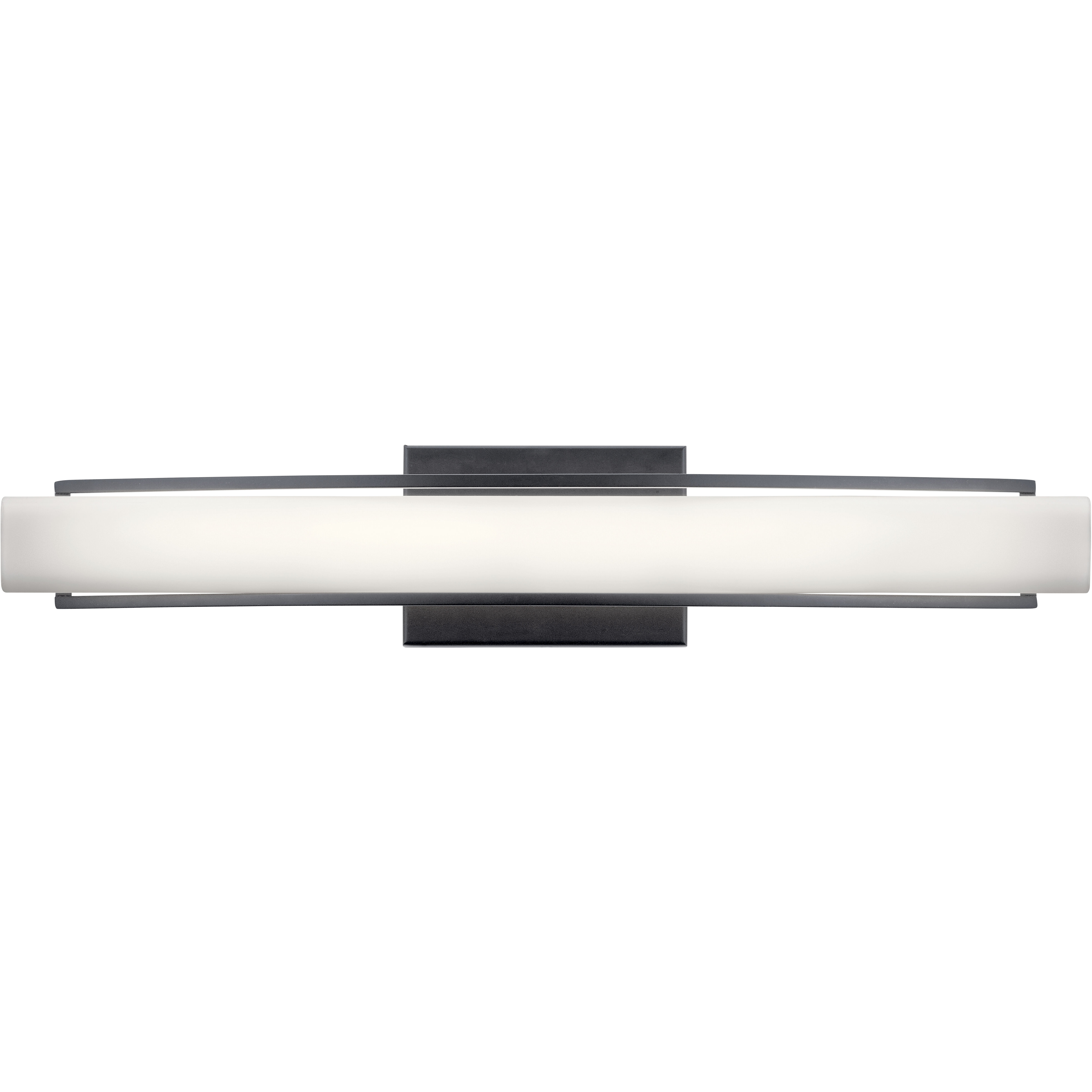 Rowan LED 25.25 inch Matte Black Bathroom Vanity Light Wall Light, Large