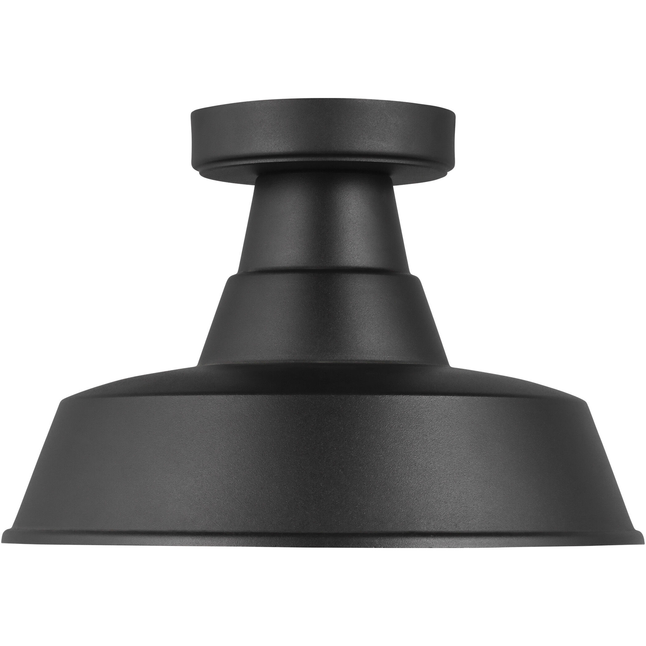 Sean Lavin Barn Light 1 Light 12 inch Black Outdoor Flush Mount