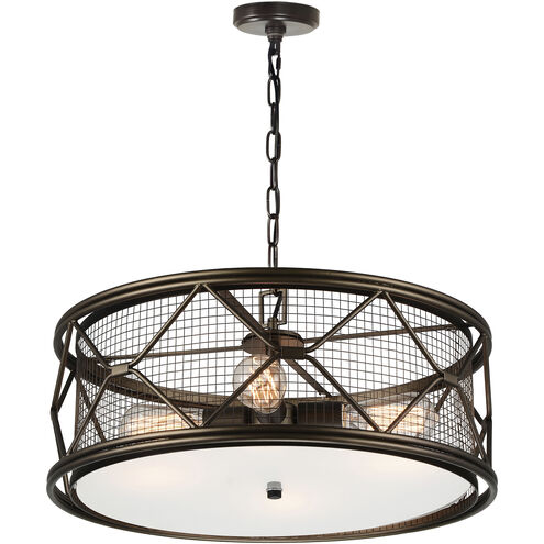 Kali 4 Light 22 inch Light Brown Chandelier Ceiling Light