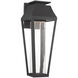 Brookline LED 32.25 inch Matte Black Outdoor Wall Lantern