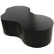 Island 68 X 43 inch Matte Black Coffee Table