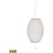 Cigar LED 12 inch White Mini Pendant Ceiling Light
