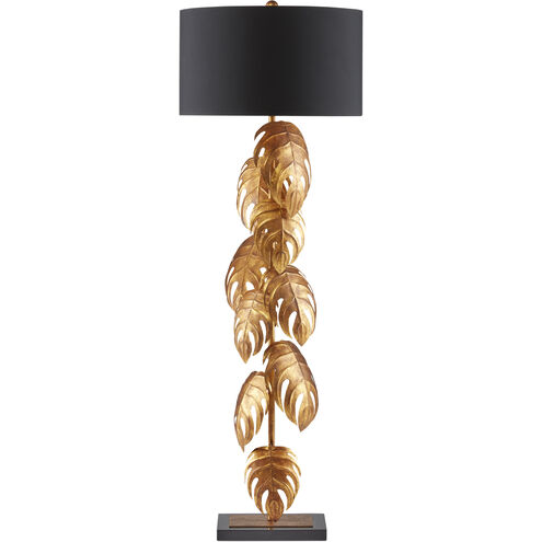 Irvin 56.5 inch 150 watt Vintage Gold Floor Lamp Portable Light